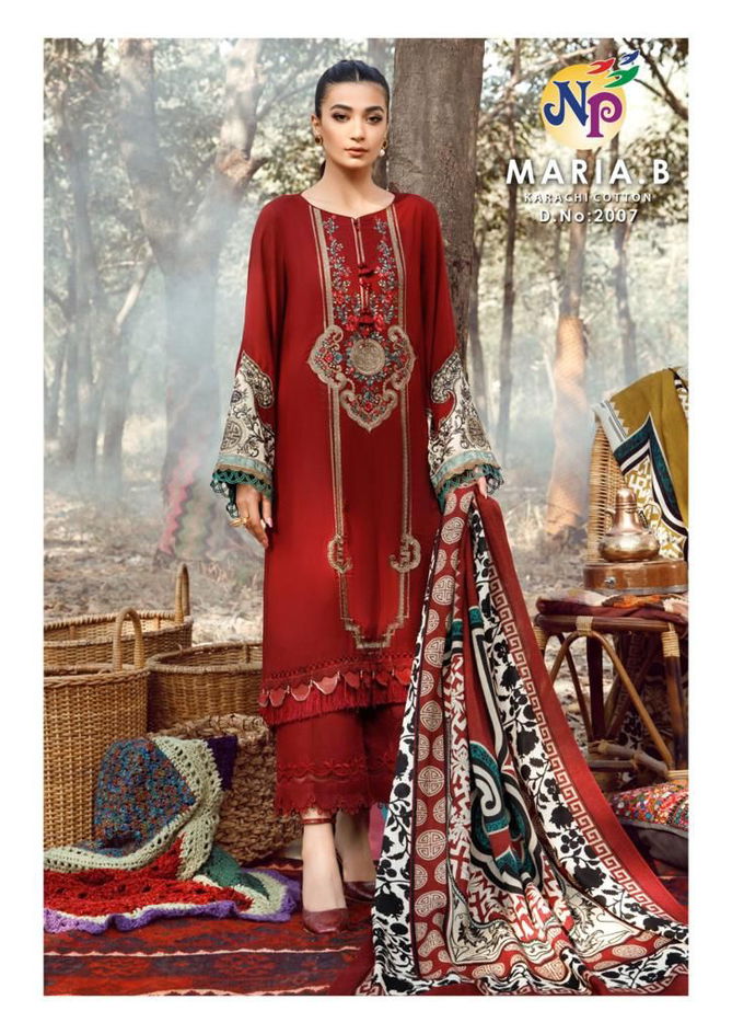 Maria B Vol 2 By Np Printed Karachi Cotton Dress Material Wholesale Shop In Surat